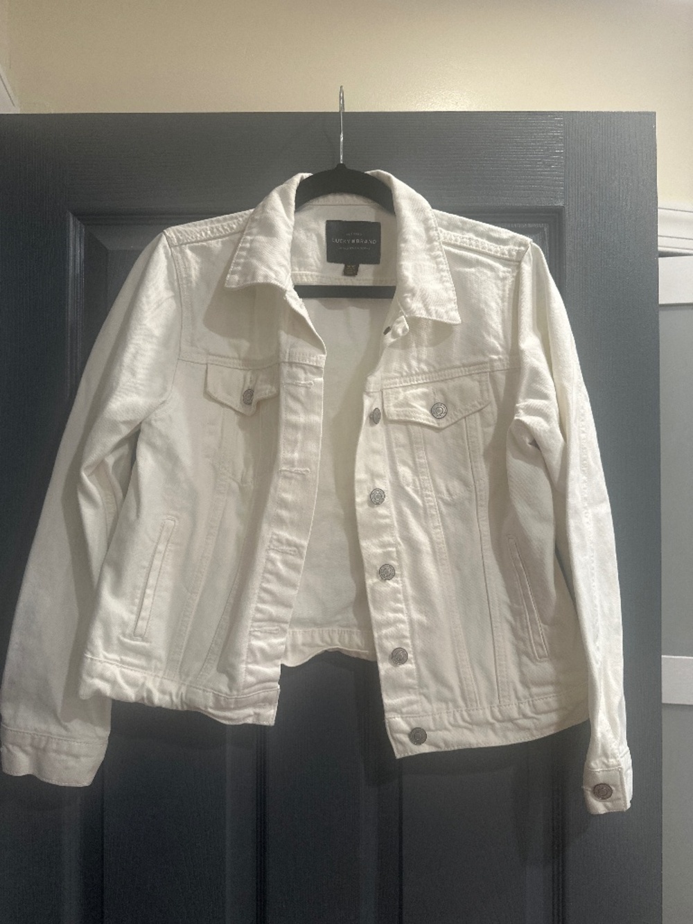 Lucky Brand white denim jacket